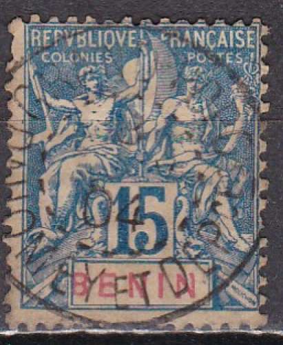 BENIN N° 38 de 1894 oblitéré