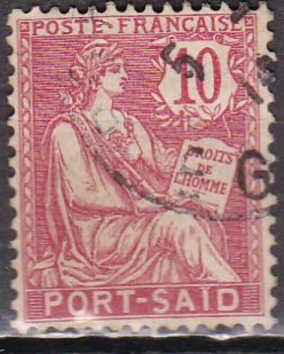 PORT-SAID N° 25 de 1902 oblitéré