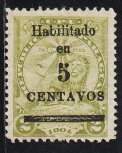PARAGUAY 1907 - Y&T N° 126