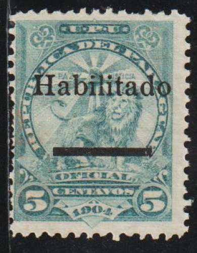 PARAGUAY 1907 - Y&T N° 159