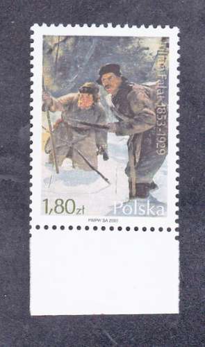 POLOGNE N° Y&T 3817 NEUF -  PEINTRE JULIAN FALAT