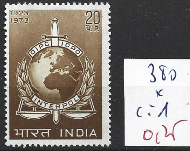 INDE 380 * côte 1 € 