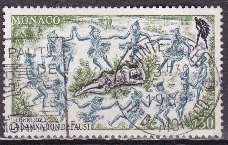 MONACO N° 782 de 1969 oblitéré 