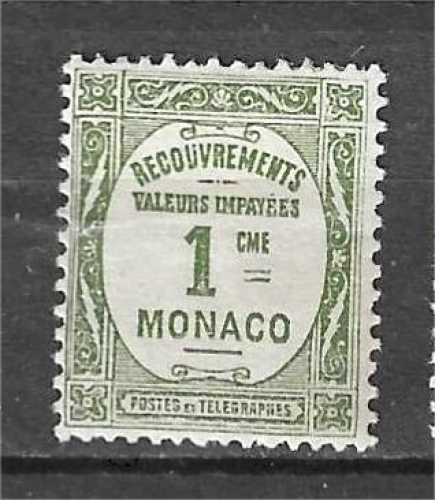 MONACO timbre taxe 13 * 
