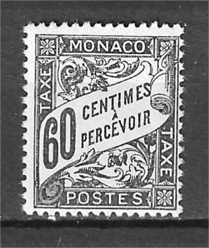 MONACO timbre taxe 21 * 