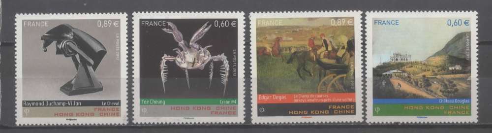 FRANCE 2012 XX N° 4650/53 VOIR SCAN