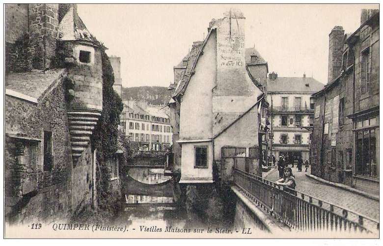 29 - Quimper - vieille maisons sur le Steir