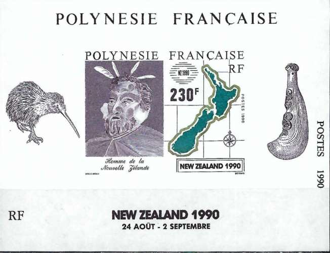 Polynésie - 1990 - Y & T n° 17 Blocs & feuillets - MNH (2