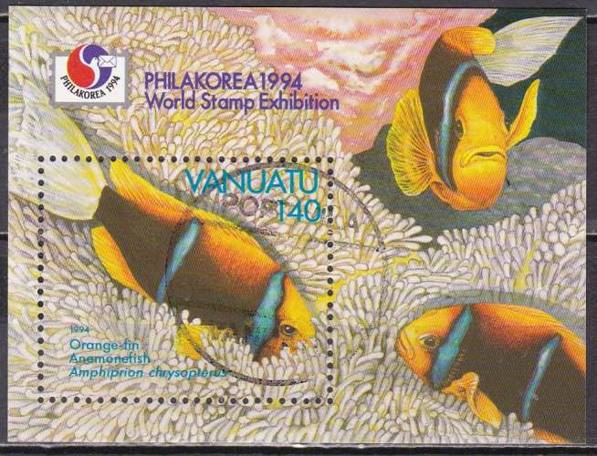 VANUATU Bloc feuillet N° 23 de 1994 oblitéré  