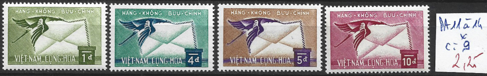 VIETNAM DU SUD PA 11 à 14 * côte 9 €