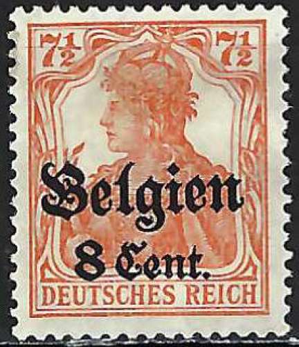 Belgique - Occupation Allemande - 1916-18 - Y & T n° 13 - MH