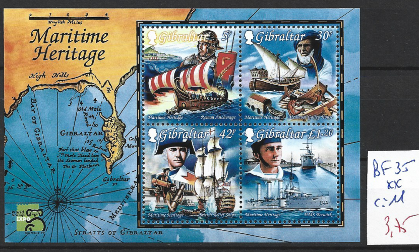 GIBRALTAR BF 35 ** côte 11 €