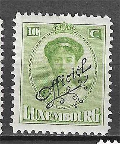 LUXEMBOURG timbre service YT 132 *