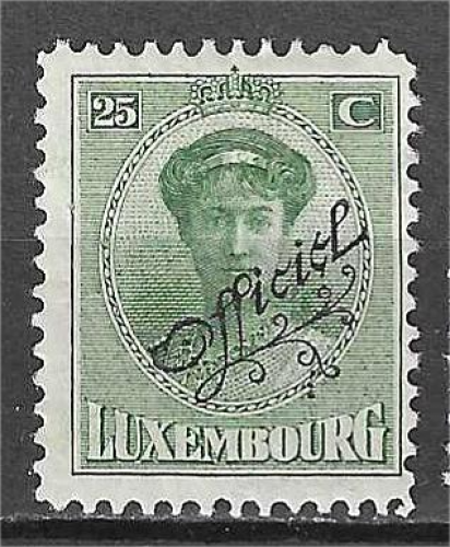 LUXEMBOURG timbre service YT 135 *
