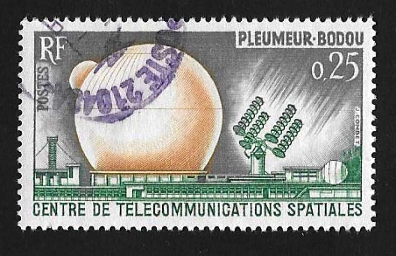 France 1962 - Y&T 1360 (oblitré) - Pleumeur Bodou 