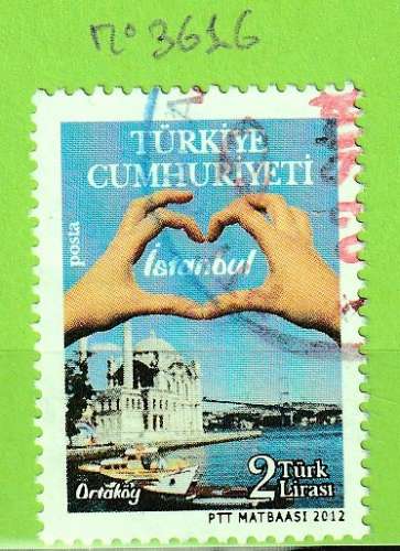 TURQUIE YT N°3616 OBLIT