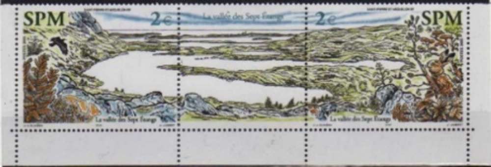 Vallée des Sept Etangs - triptyque (2005) - YT 849 **