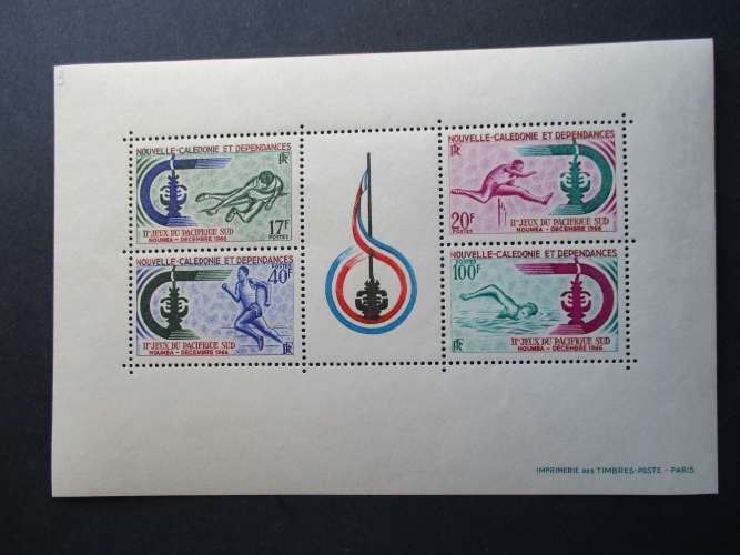 Nouvelle - Calédonie y & t  bloc 3 ** 1966