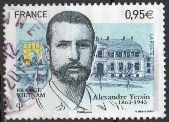2013 - YT N° 4799 - Alexandre Yersin - Cachet rond