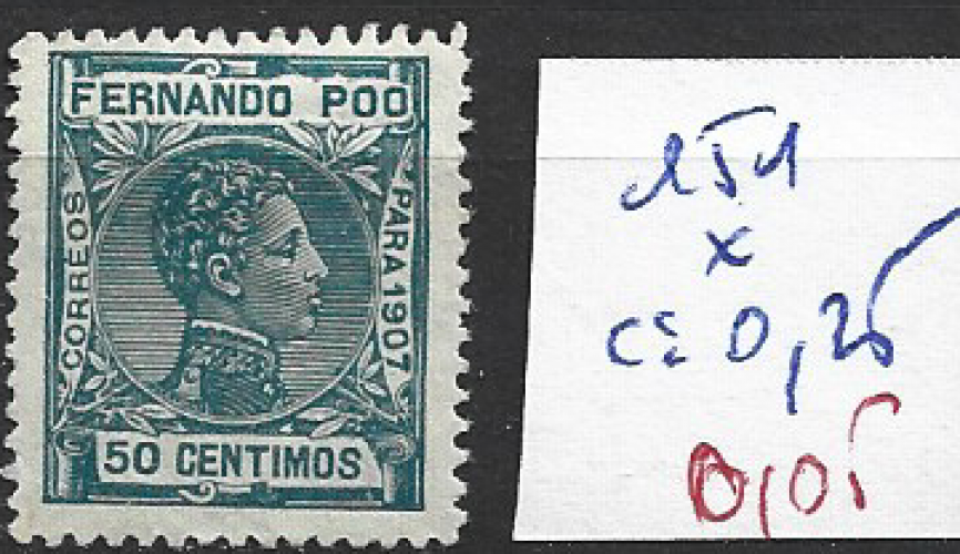 FERNANDO POO 151 *  côte 0.25 €