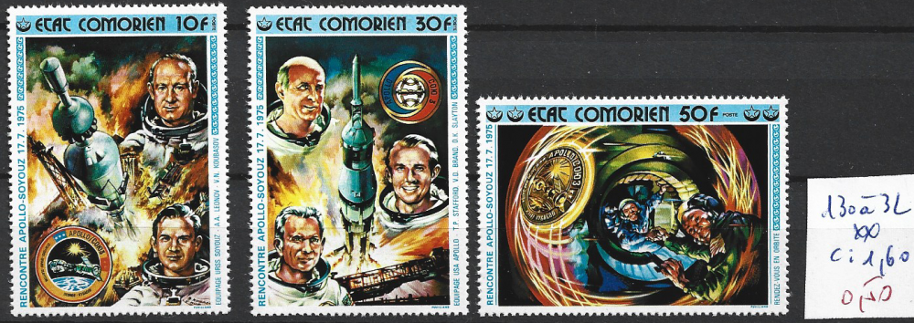 COMORES 130 à 132 ** côte 1.60 €