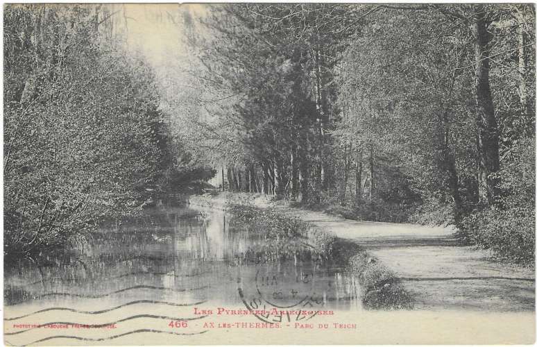 CPA - ARIEGE - AX-LES-THERMES, Parc du Teich