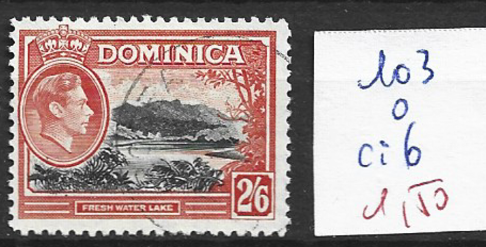 DOMINIQUE 103 oblitéré côte 6 €