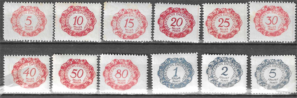LIECHTENSTEIN timbres taxe YT 1/12 *
