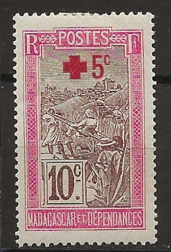 MADACASCAR COLONIES   ANNEE  1915 Y.T N°121  NEUF*     