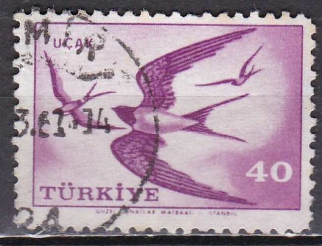 TURQUIE PA n° 39 de 1959 oblitéré