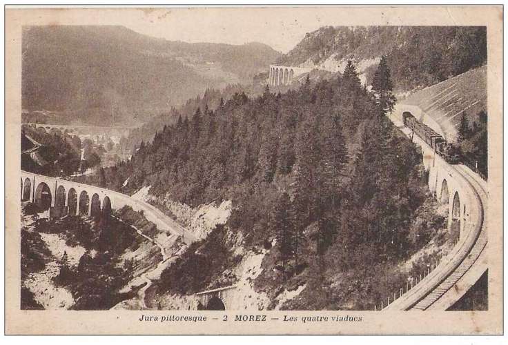 39 - MOREZ - les quatre viaducs