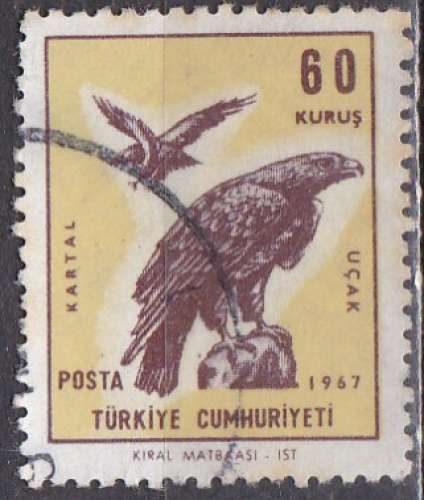 TURQUIE PA N° 48 de 1967 oblitéré
