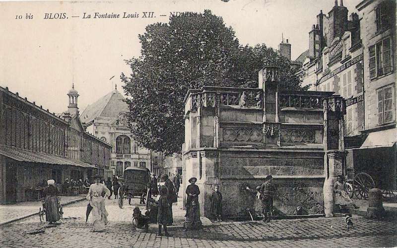 41 - Blois - la fontaine louis XII
