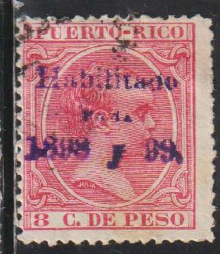PORTO RICO 1898  - Y&T N° 165