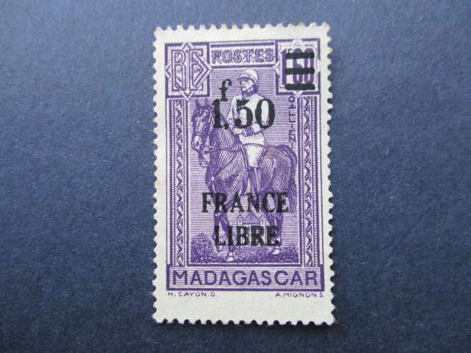 Madagascar y & t 261 nsg 1942