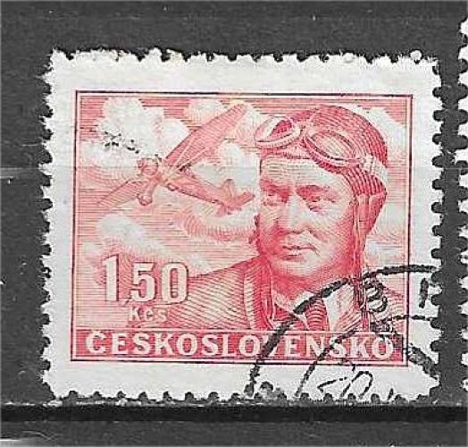 TCHECOSLOVAQUIE poste aérienne YT 19