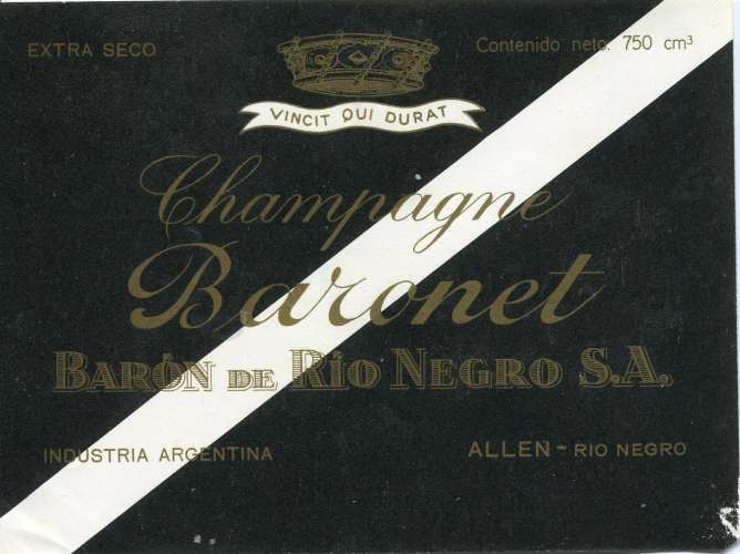 Argentine - Champagne Baronet - Barón de Río Negro - 