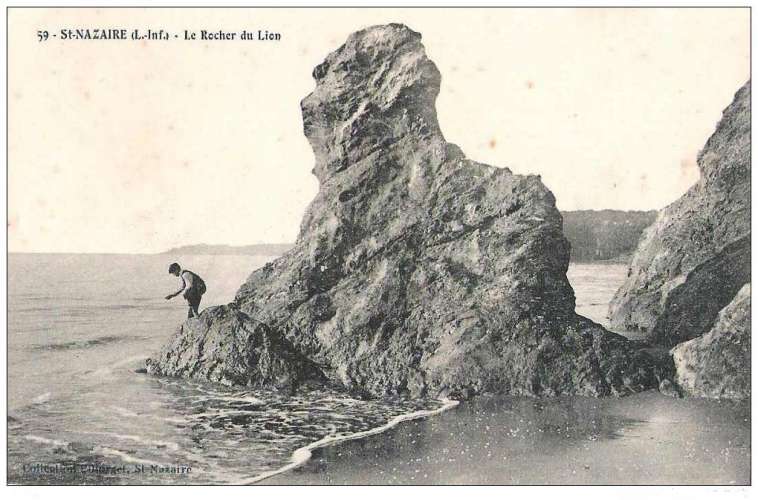 44 - Saint Nazaire - rocher du lion  44 - Saint Nazaire - rocher du lion