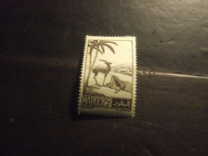 MAROCCO 1940 GAZZELLE 25 f NUOVO *