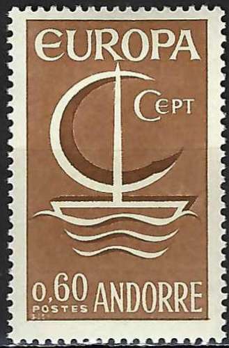 Andorre Français - 1966 - Y & T n° 178 - Europa - MH