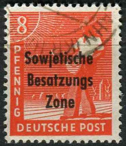 ALLEMAGNE EMISSIONS GENERALES 1948 OBLITERE N° 10
