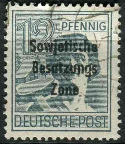 ALLEMAGNE EMISSIONS GENERALES 1948 OBLITERE N° 12