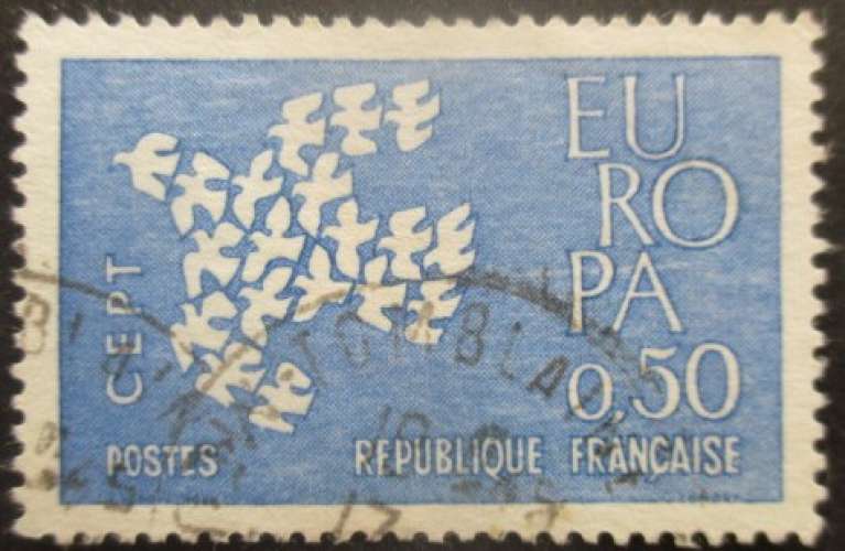 FRANCE N°1310 Europa oblitéré