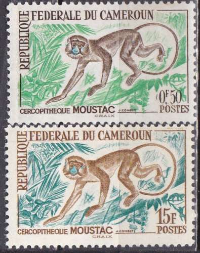 CAMEROUN N° 339 et 349 de 1962 neufs* 