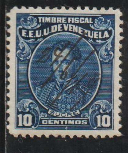 VENEZUELA Fiscaux-postaux - Y&T N° 74