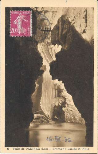 46 - Padirac - entrée du lac de la pluie