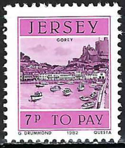 Jersey - 1982 - Y & T n° 39 Timbres-taxe - MNH