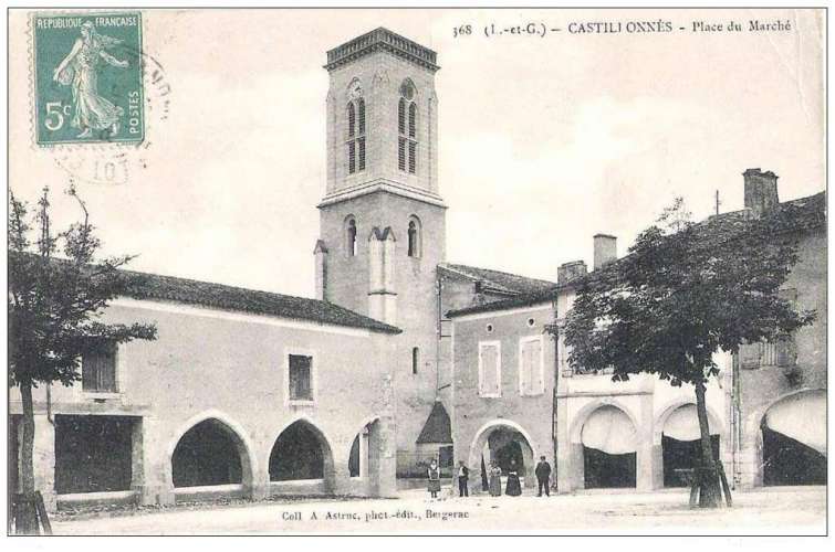 47 - Castilionnès - Place du marché
