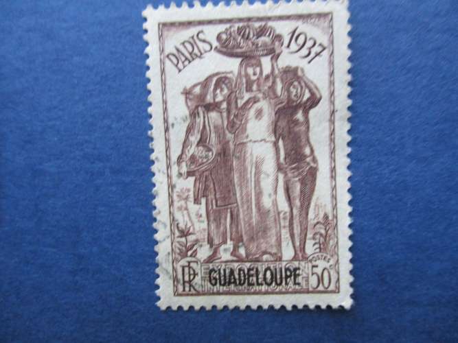 Guadeloupe y & t 136 obl 1937