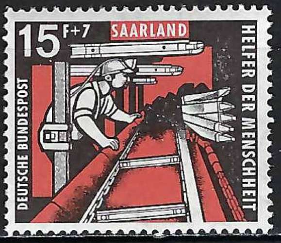 Sarre - 1957 - Y & T n° 388 - MNH